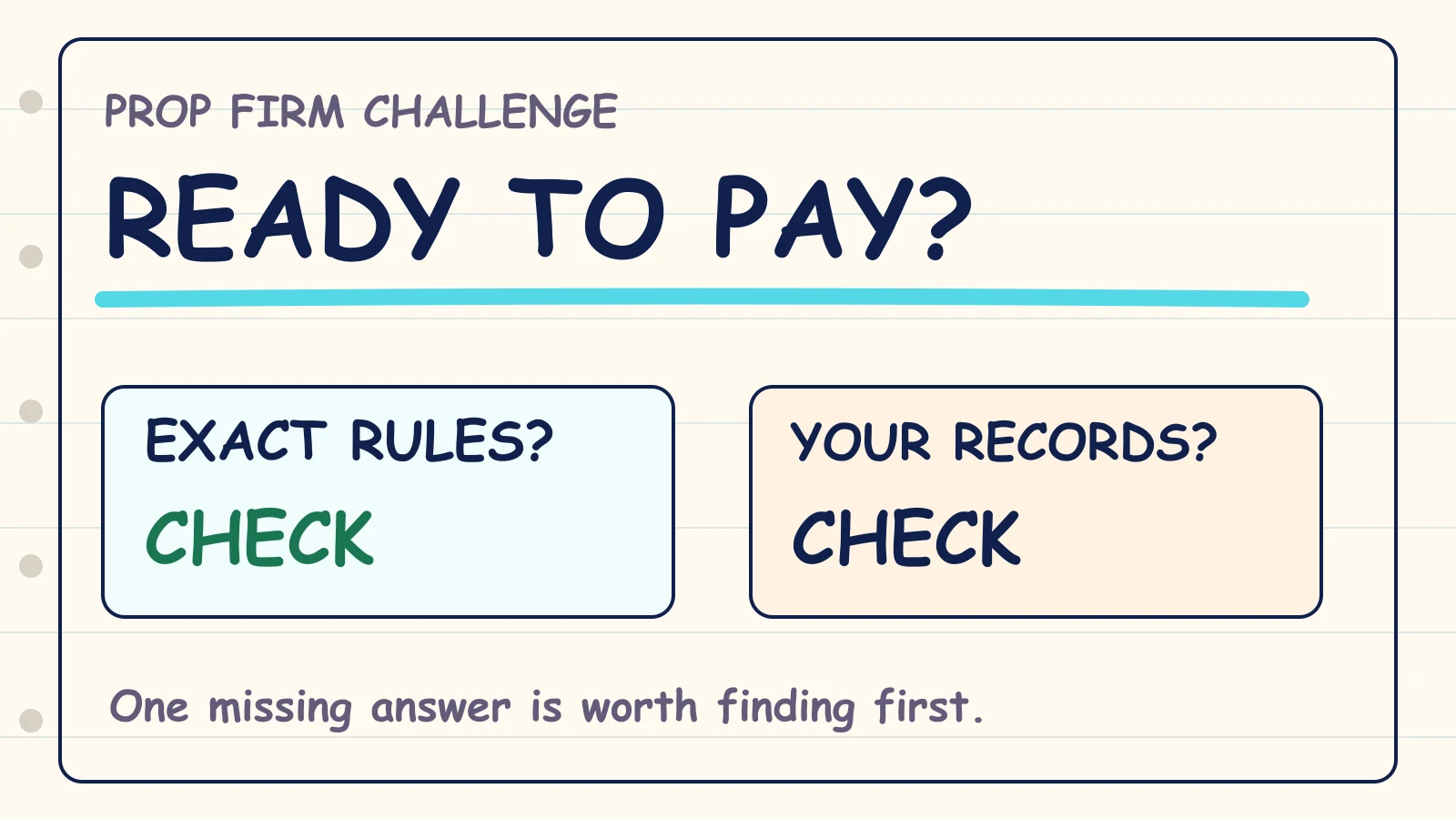 Are You Ready for a Prop Firm Challenge? Check Before You Pay