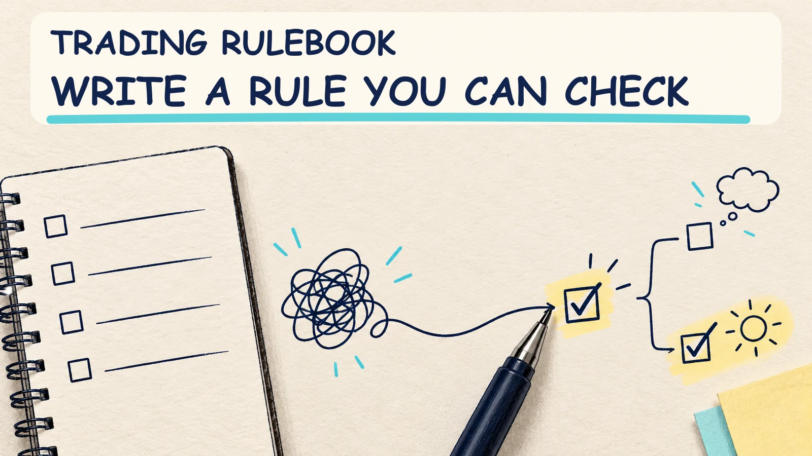 How to Write a Trading Rulebook You Can Actually Use