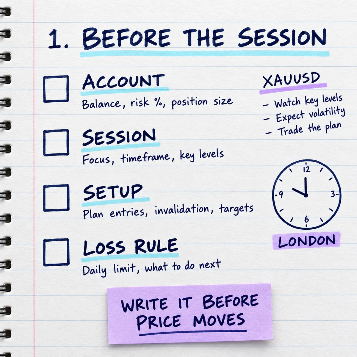Props Writing Trading Discipline Checklist for Prop Firm Traders | PropLogAI Blog